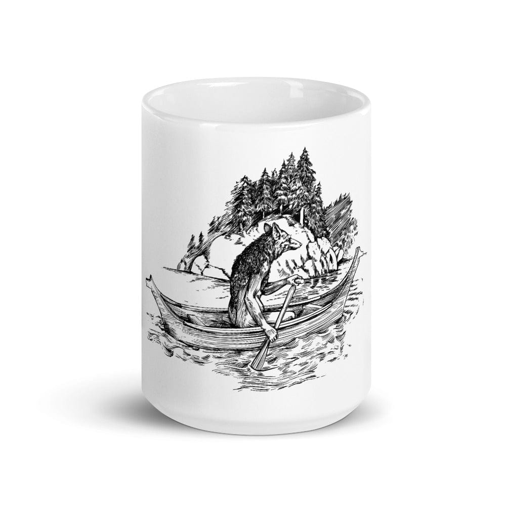 Coyote Trickster Coffee Mug - Journey of the Archetype | Native American Folklore