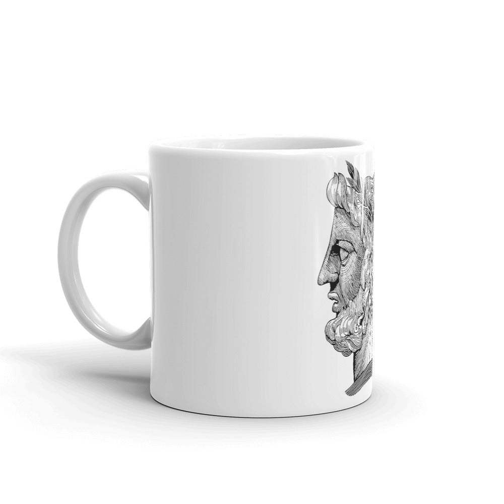 Head of Janus Coffee Mug - Follow Your Shadow
